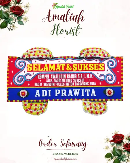 Papan Bunga Ucapan Selamat Beutong